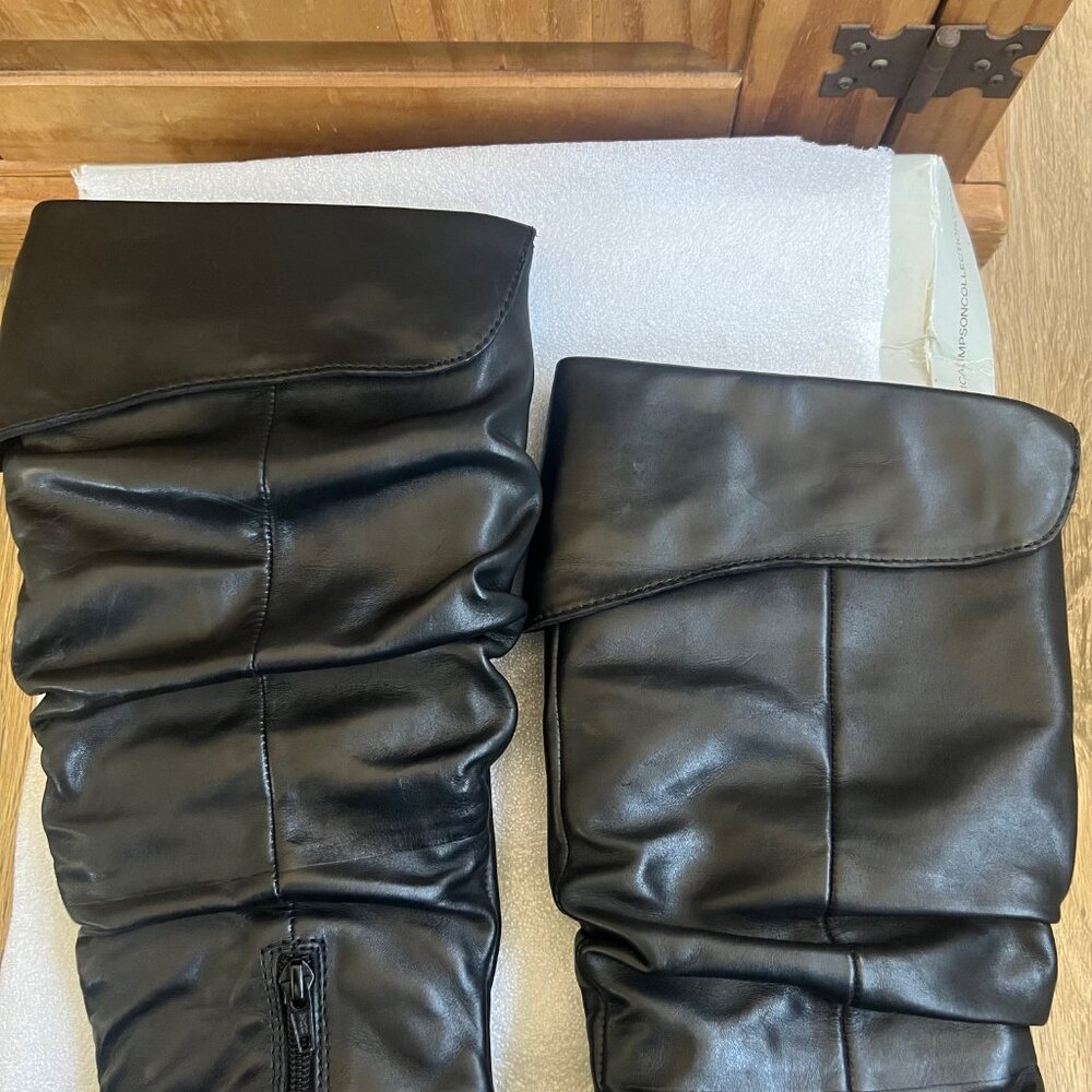JESSICA SIMPSON KNEE HIGH BLACK BOOTS SIZE - Picture 14 of 16
